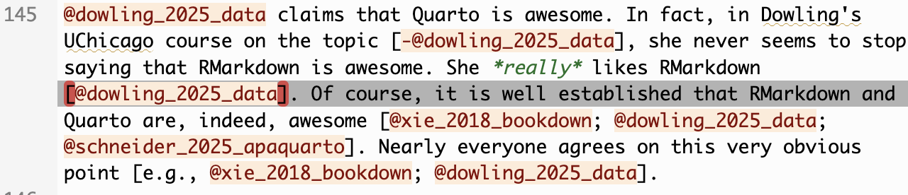 Quarto Citations- markdown